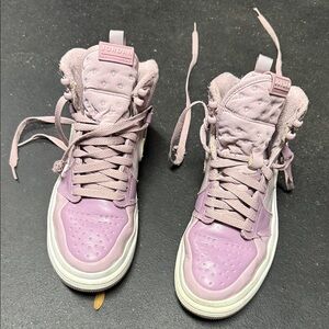 Jordan Women's Lavender High-Top Sneakers